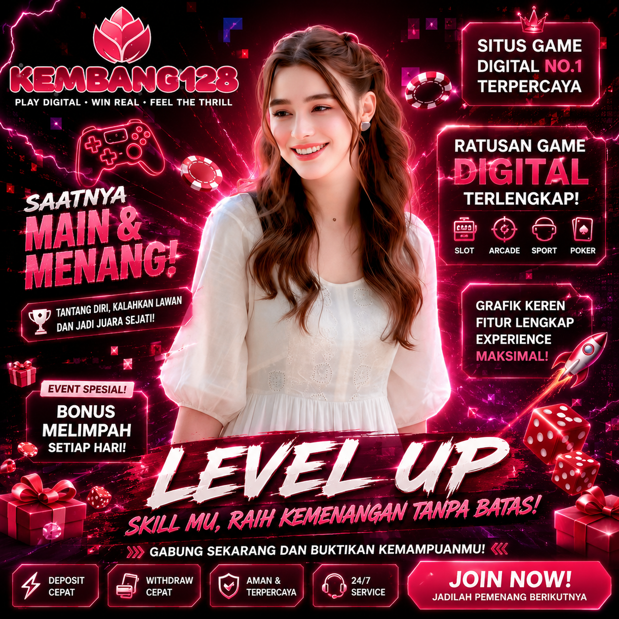 KEMBANG128 🪷 GAME SUPER NYAMAN DENGAN KEUNGGULAN BERMEKARAN